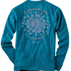 Kerusso Cherished Girl Women's Long Sleeve T-Shirt - "I Will Praise the Lord"